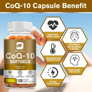 BEWORTHS Coenzyme Q10 Capsules COQ10 Health Supplement