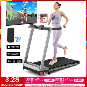 3.5HP Foldable Incline Home Treadmill